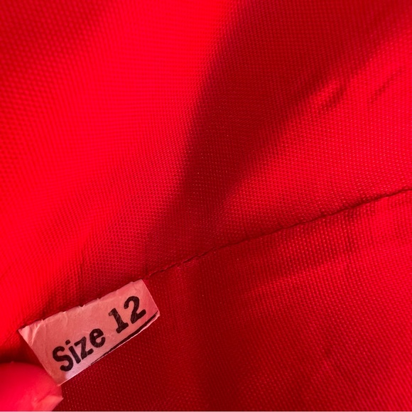 Christian Dior Red 100% Wool Long Blazer US12 Used Once!! - Picture 16 of 16